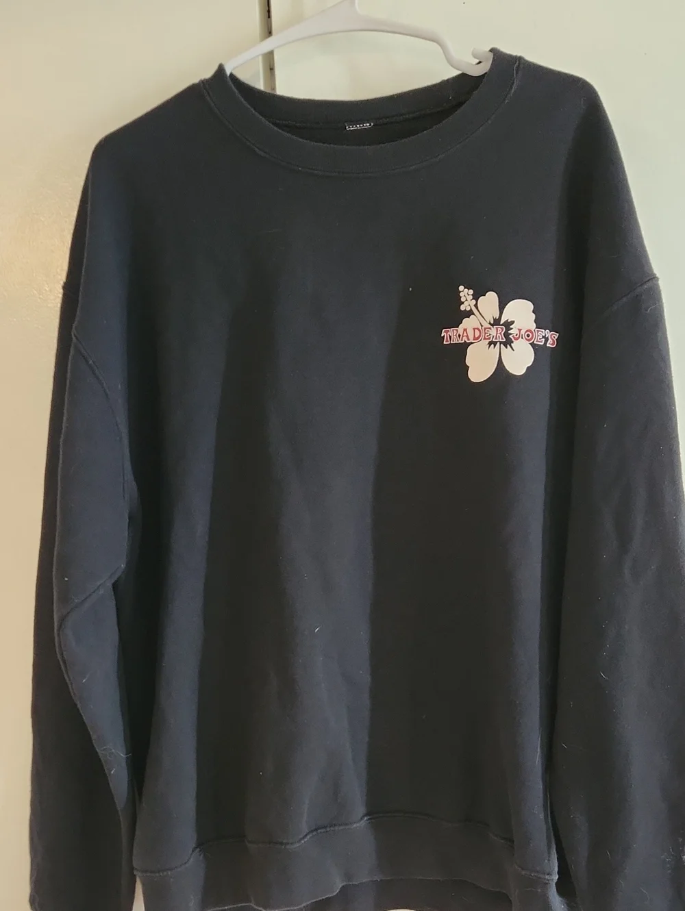 Trader Joe's Black Sweatshirt